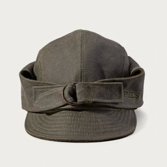 Filson Tin Cloth Wildfowl Hat - Otter Green - Large - Picture 1 of 9
